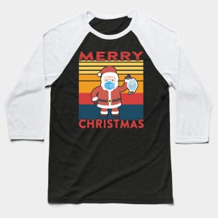 Merry Christmas 2020 - Funny Santa Wearing Mask - Quarantine Baseball T-Shirt